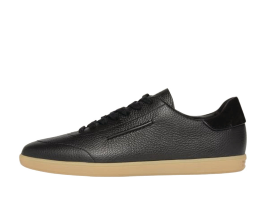 Zegna 232 Sneaker in Black Soft Leather