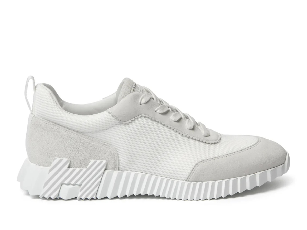 Hermes Bouncing Sneaker Triple White