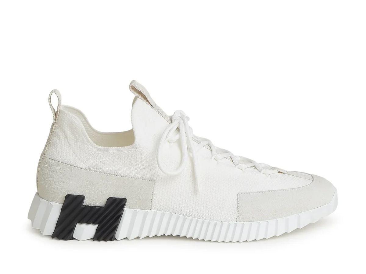 Hermes Lift Slip-On Blanc Sneaker