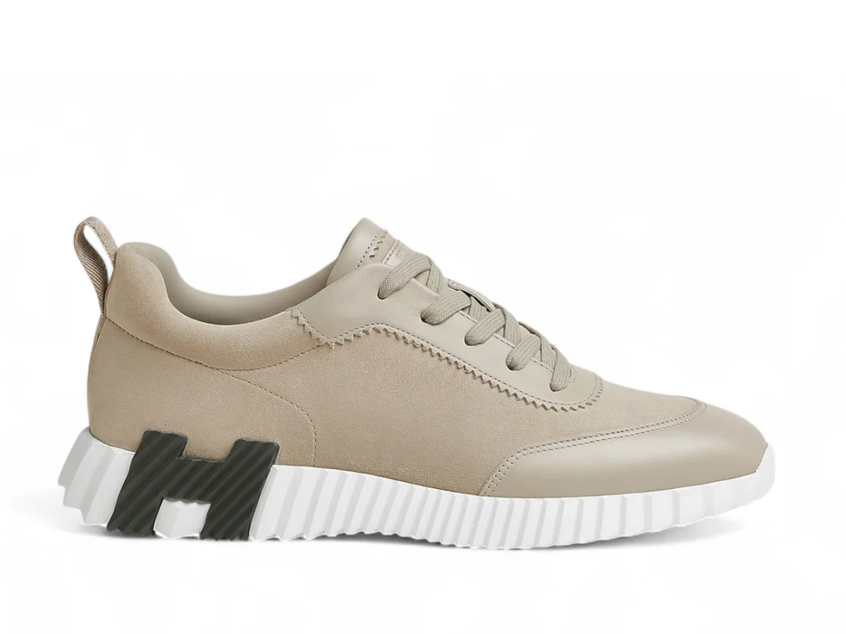 Hermes Beige Bouncing Sneaker