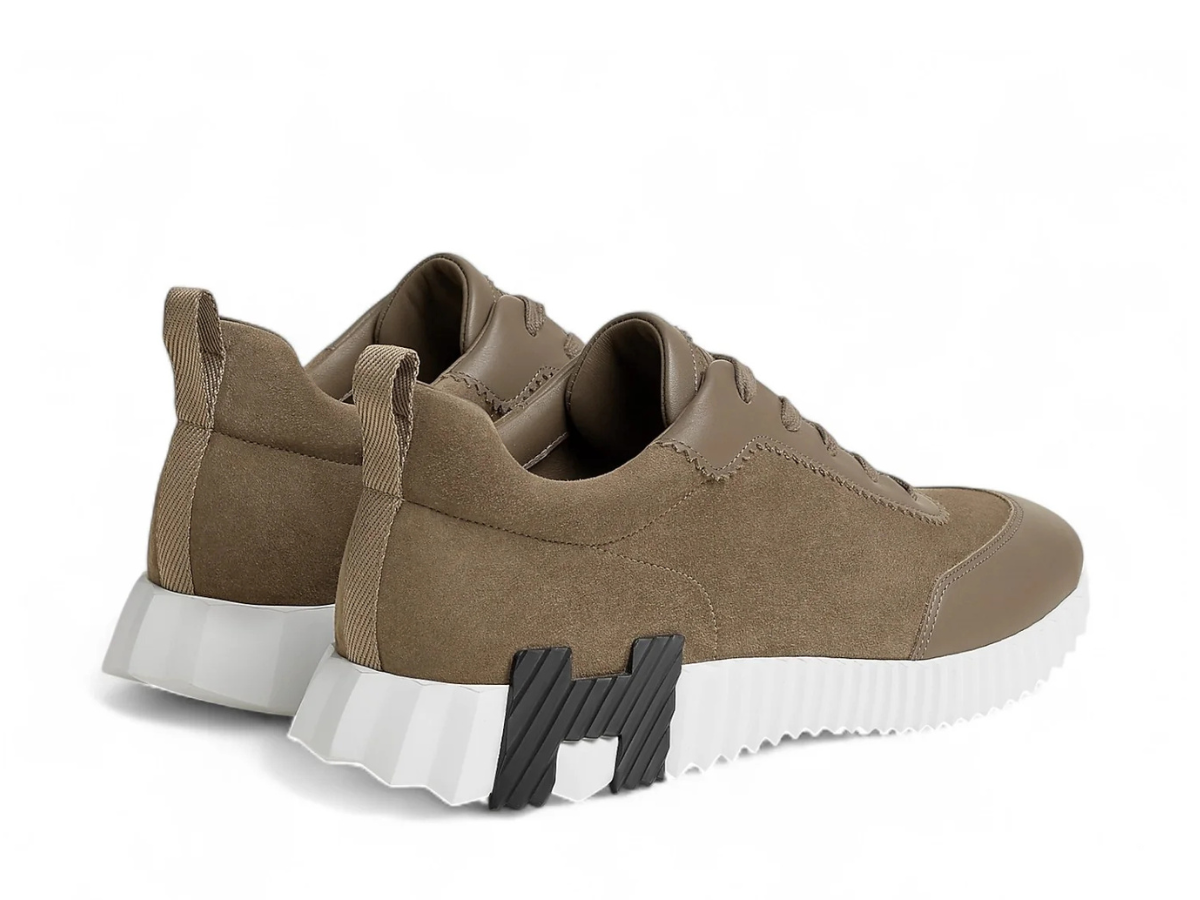 Hermes Brown Bouncing Sneaker