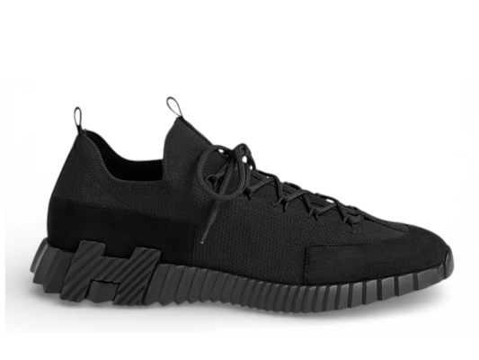 Hermes Lift Slip On Black Sneaker