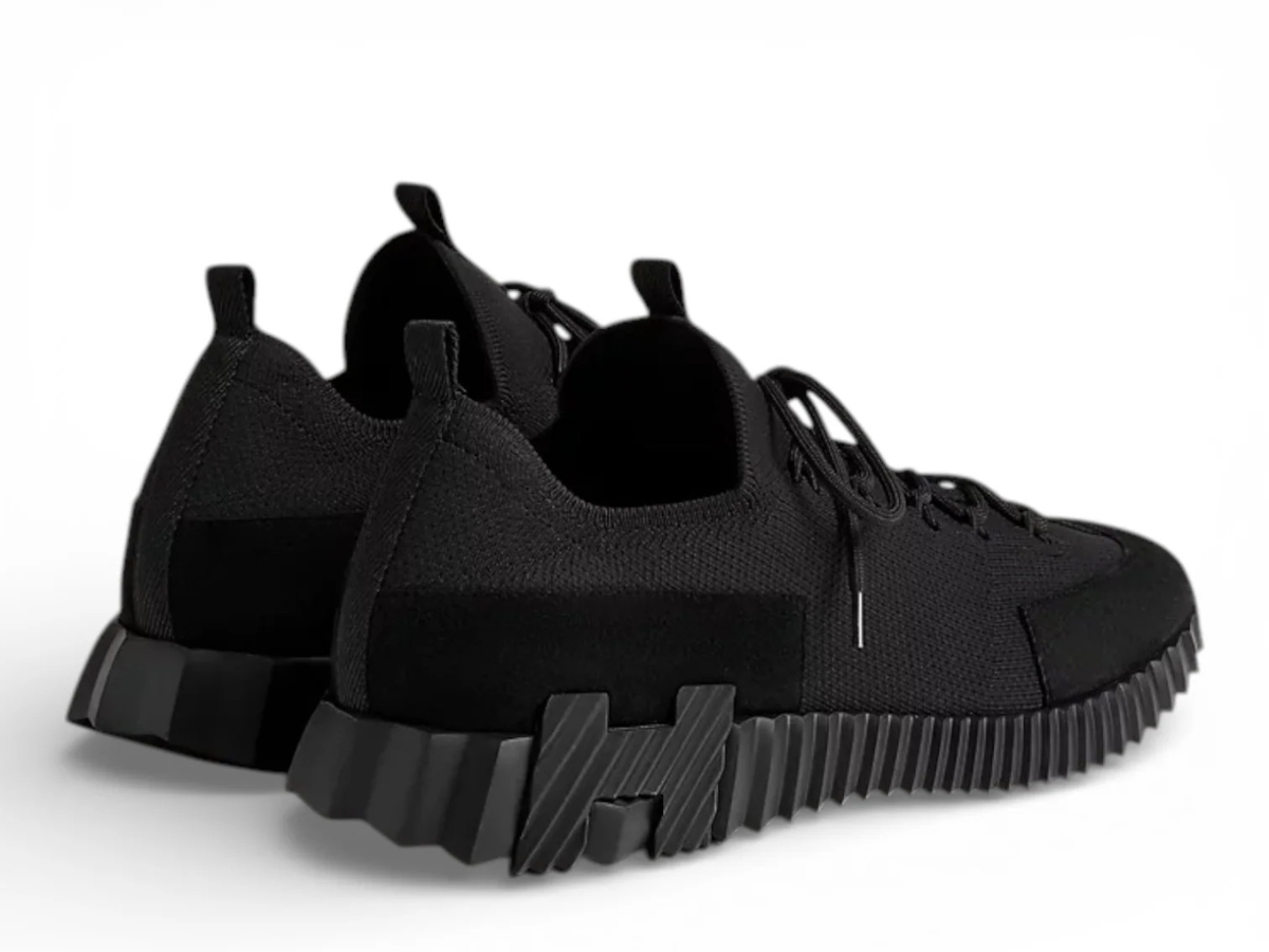Hermes Lift Slip On Black Sneaker