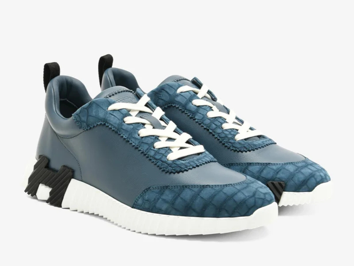Hermes Bouncing Sneaker Calfskin Crocodile