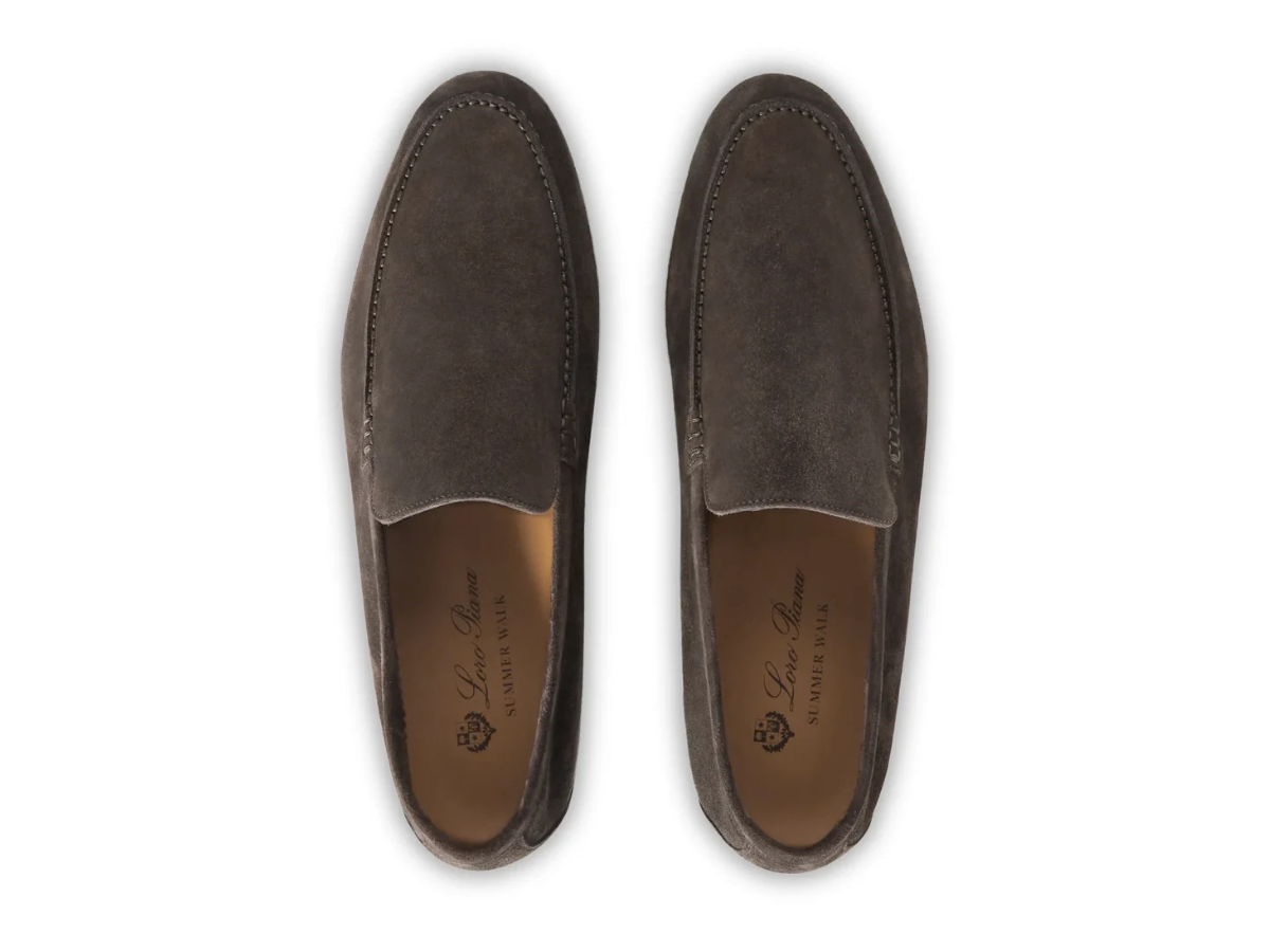 Loro Piana Summer Walk Suede Loafers