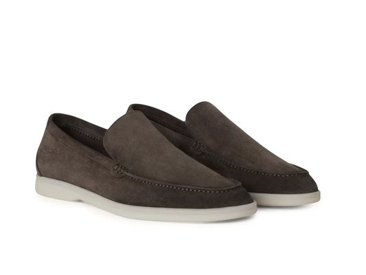 Loro Piana Summer Walk Suede Loafers