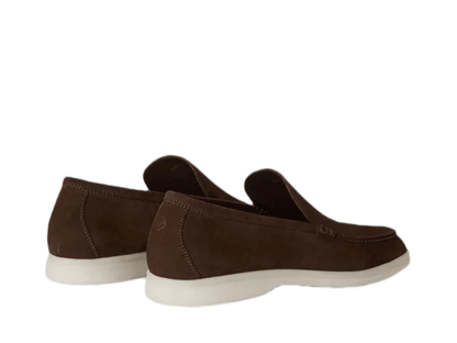 Loro Piana Men's Summer Walk Loafers in Choclate