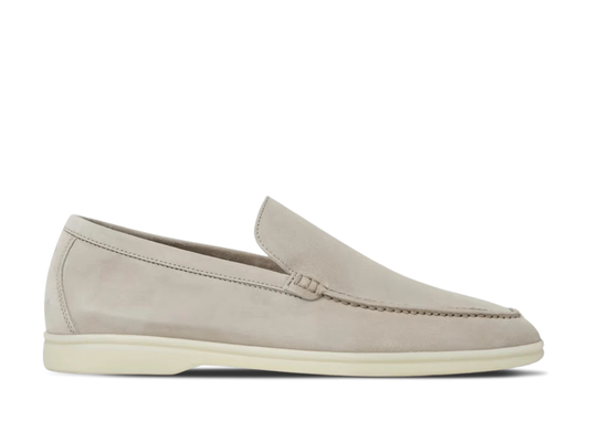 Loro Piana Summer Walk Suede Loafers 'Sand'