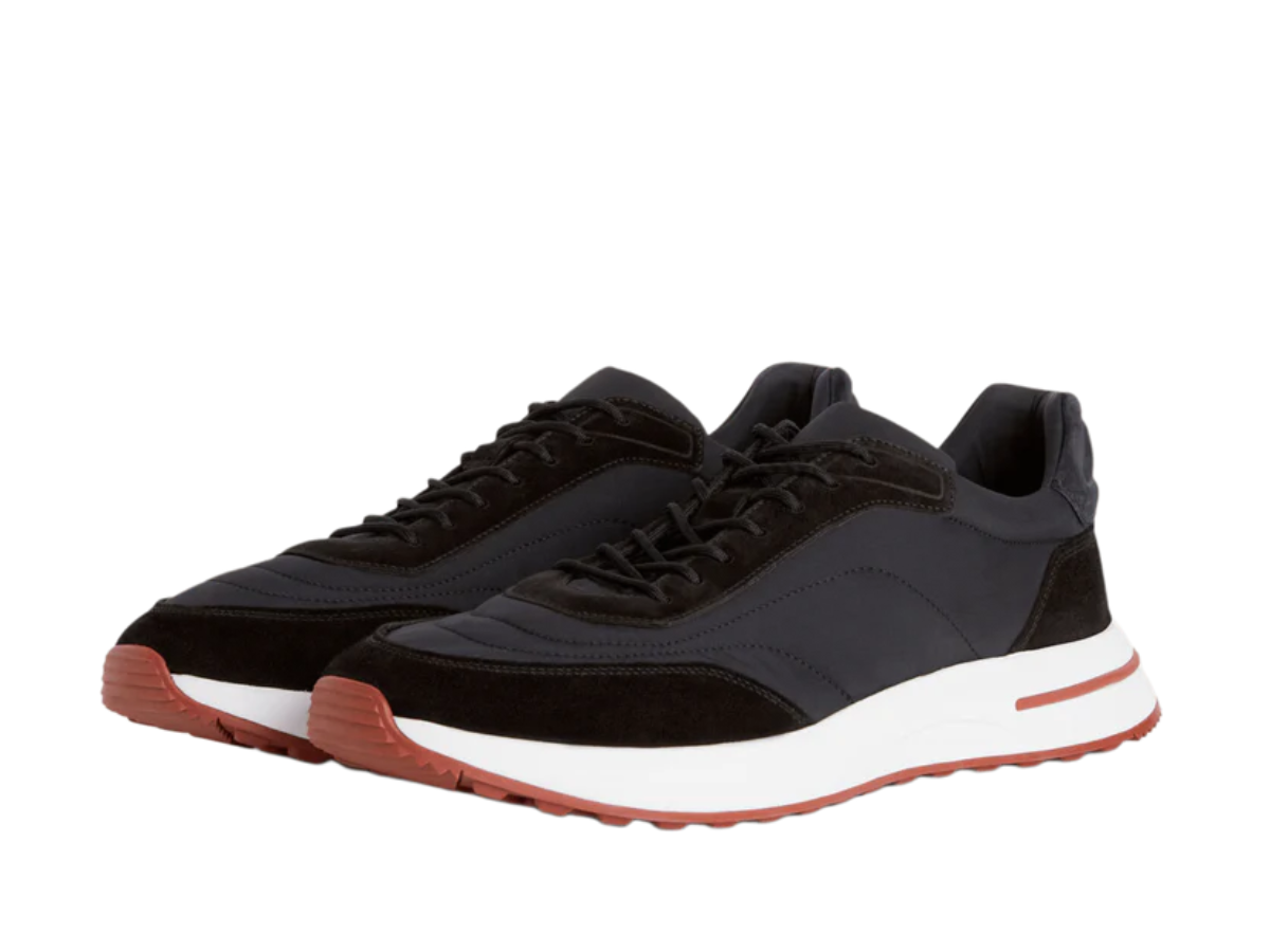 Loro Piana Week End Walk Sneaker in Black