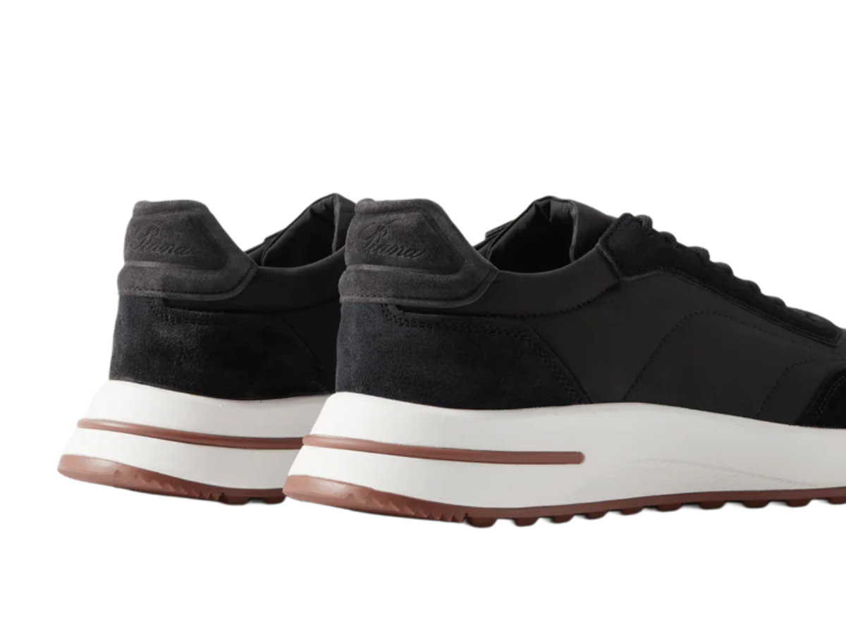 Loro Piana Week End Walk Sneaker in Black