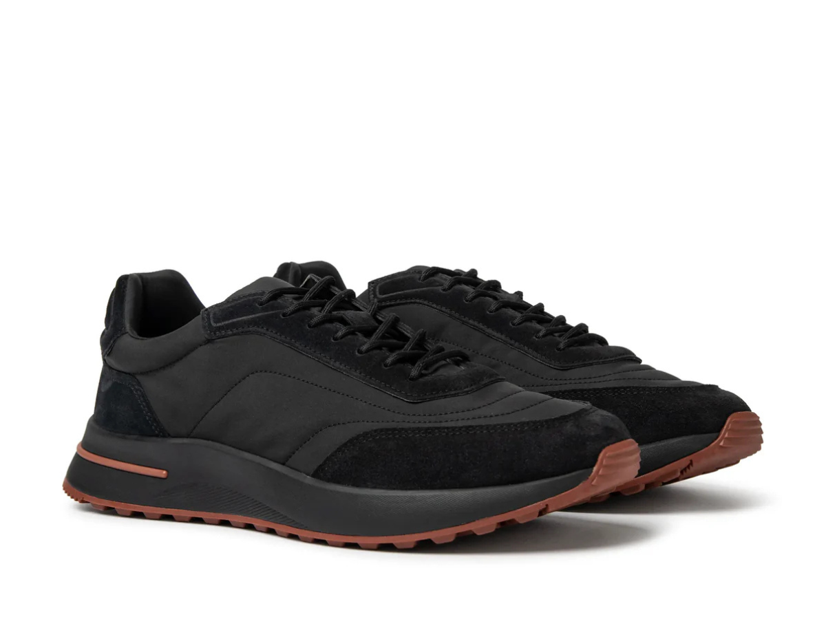 Loro Piana Week End Walk Triple Black Sneaker