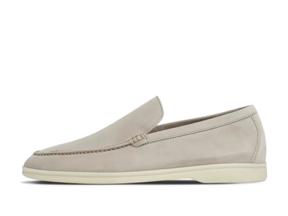 Loro Piana Summer Walk Suede Loafers 'Sand'