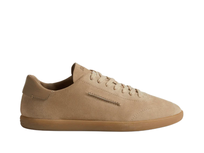 Zegna 232 Suede Sneakers in Beige