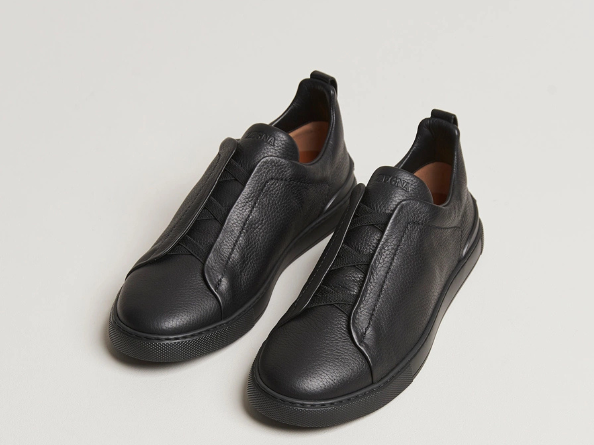 Zegna Triple Stitch in Black