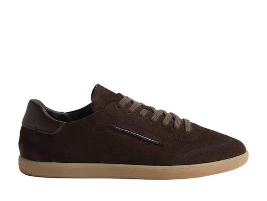 Zegna 232 Suede Sneakers in Dark brown
