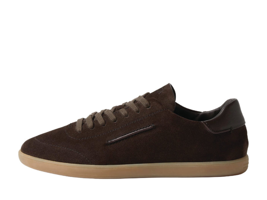 Zegna 232 Suede Sneakers in Dark brown