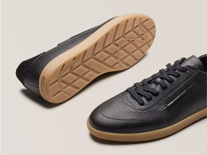 Zegna 232 Sneaker in Black Soft Leather