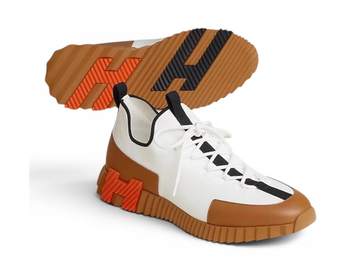 Hermes Lift Slip-On Sneakers Knit Upper